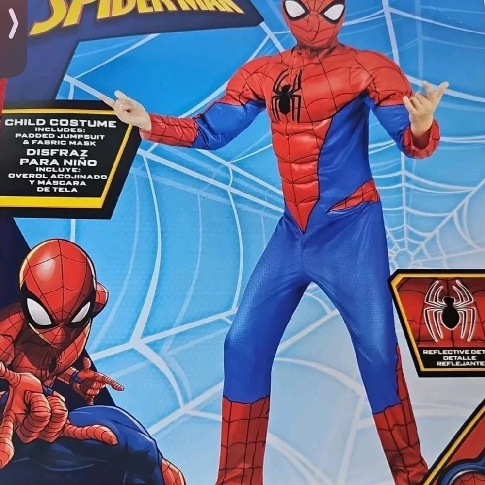 Marvel Spider-Man Kids Costume - Vibrant Red and Blue